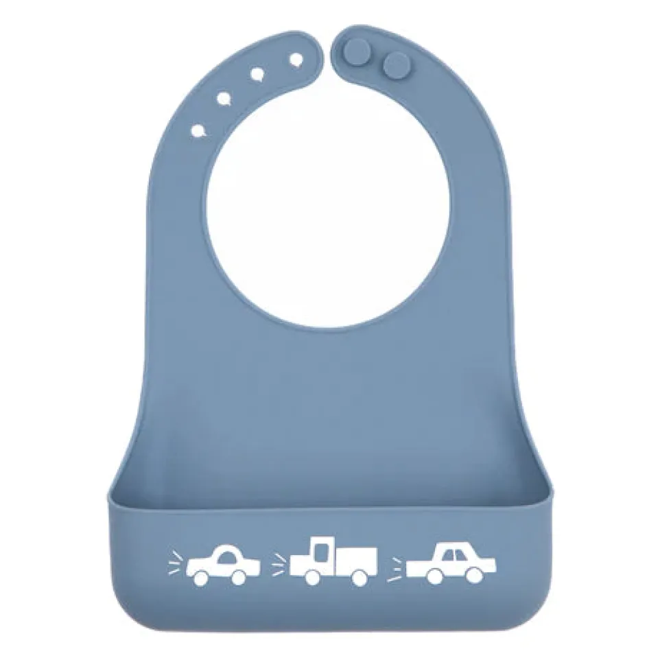 Bella Tunno Little Bites Starter Bib: Traffic Jam