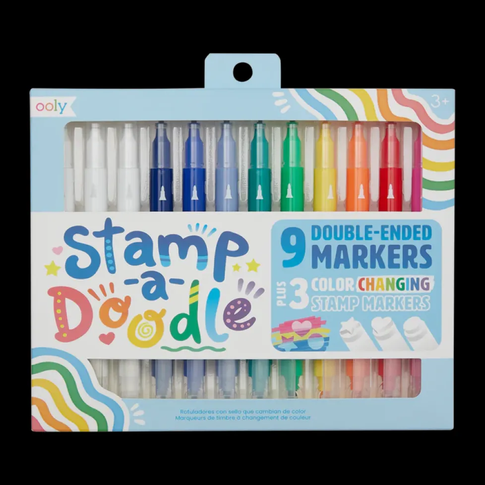Ooly Stamp-a-Doodle Double-Ended Markers