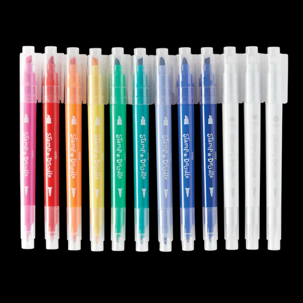 Ooly Stamp-a-Doodle Double-Ended Markers