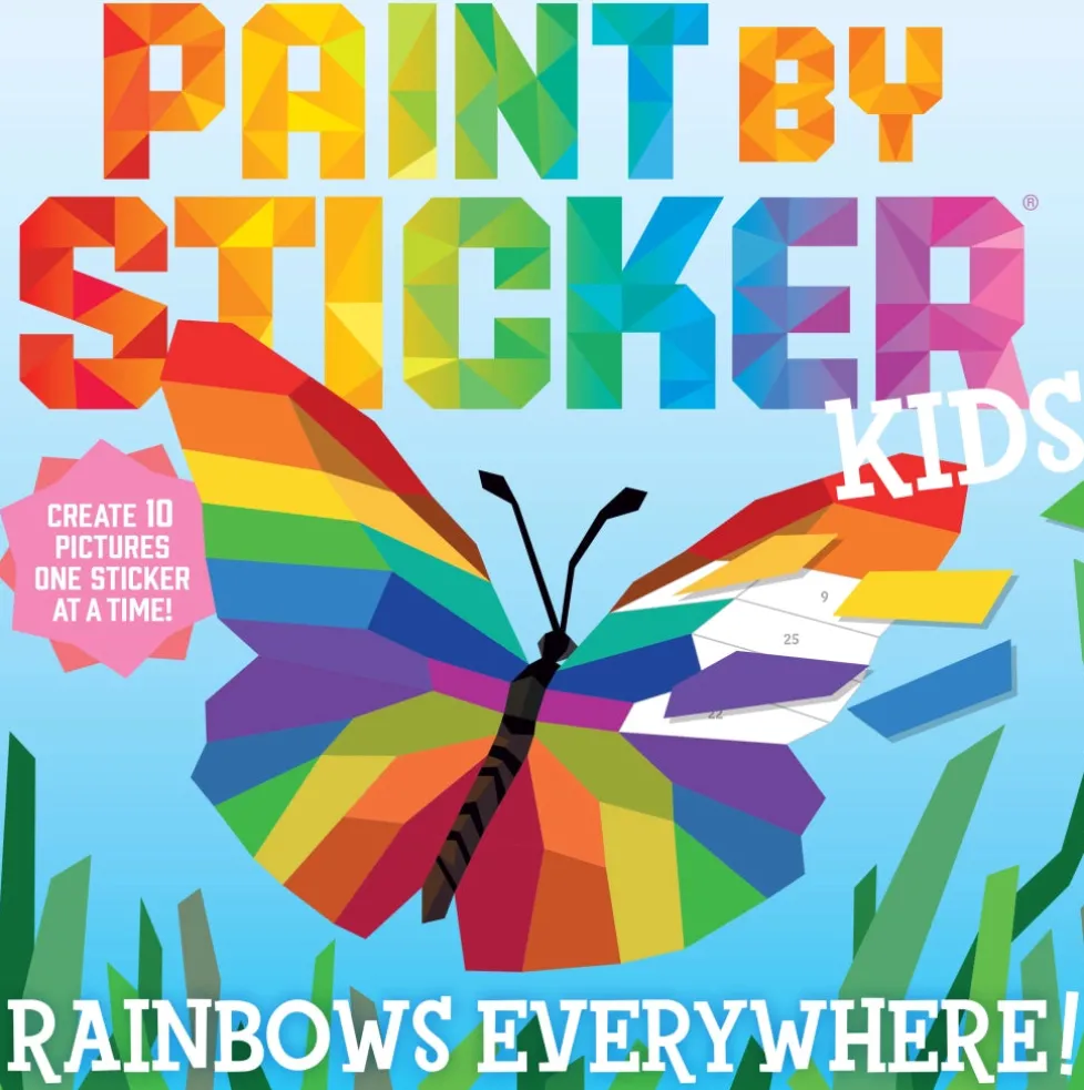 Paint by Sticker Kids: Rainbows Everywhere!