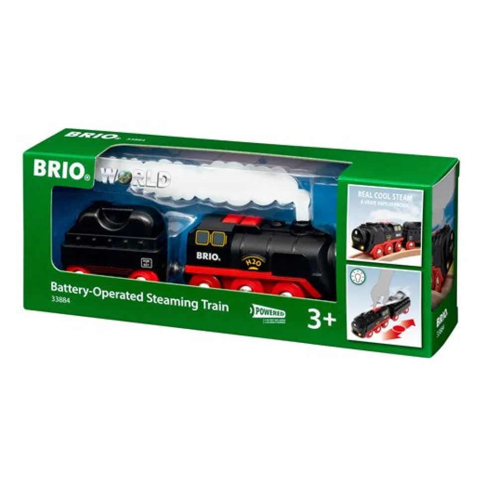 Brio Battery-Operated Steaming Train 33884