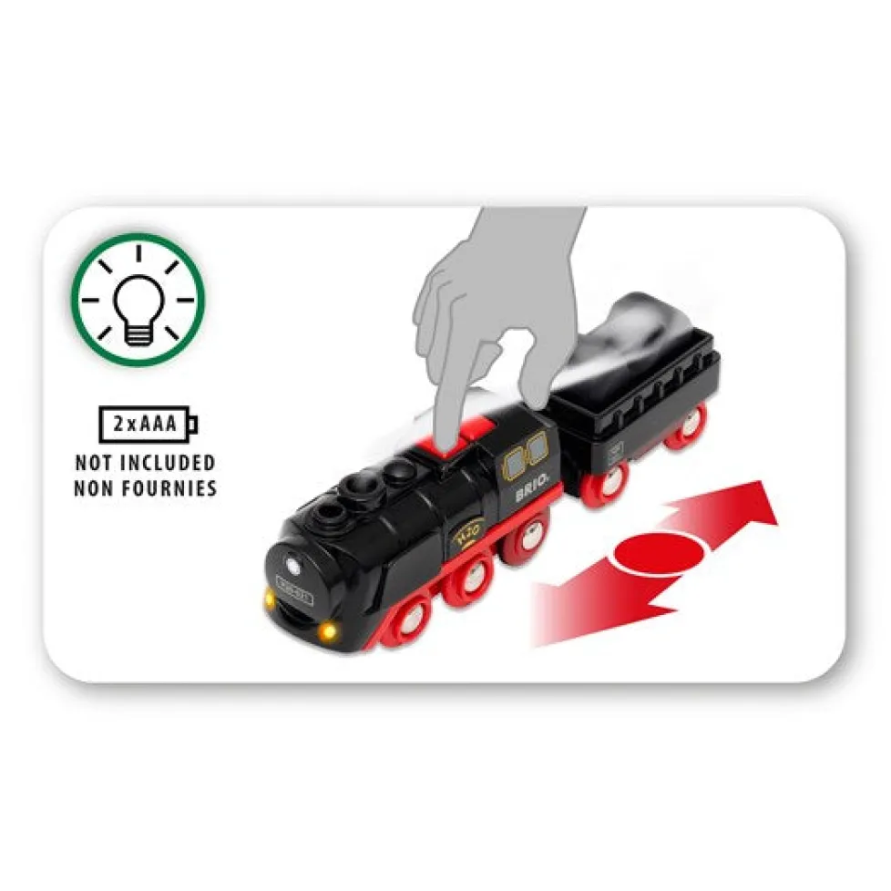 Brio Battery-Operated Steaming Train 33884