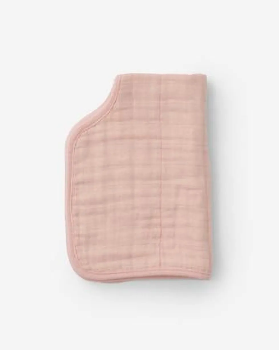 Little Unicorn Cotton Muslin Burp Cloth Rose Petal