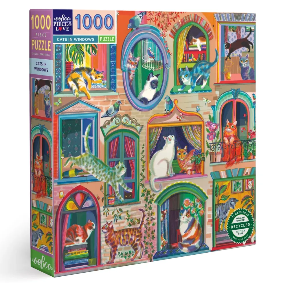 eeBoo 1000 Piece Puzzle Cats in Windows