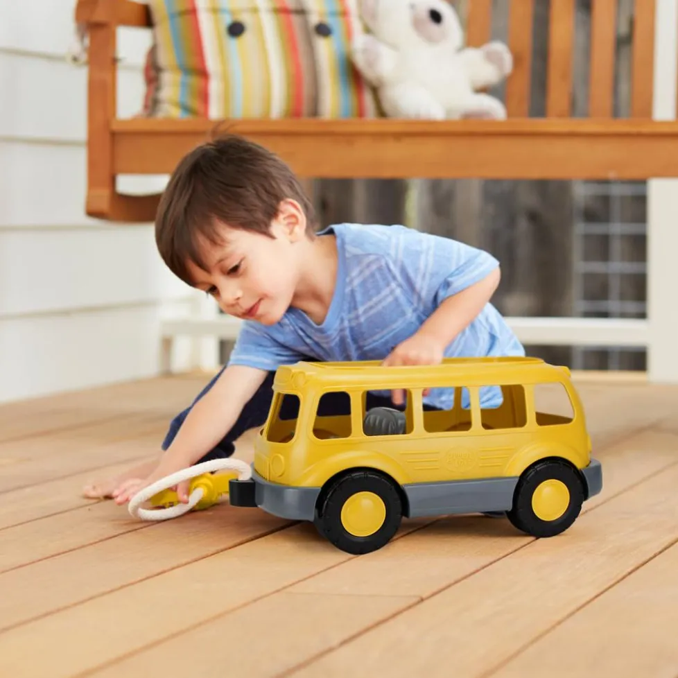 Green Toys School Bus Wagon