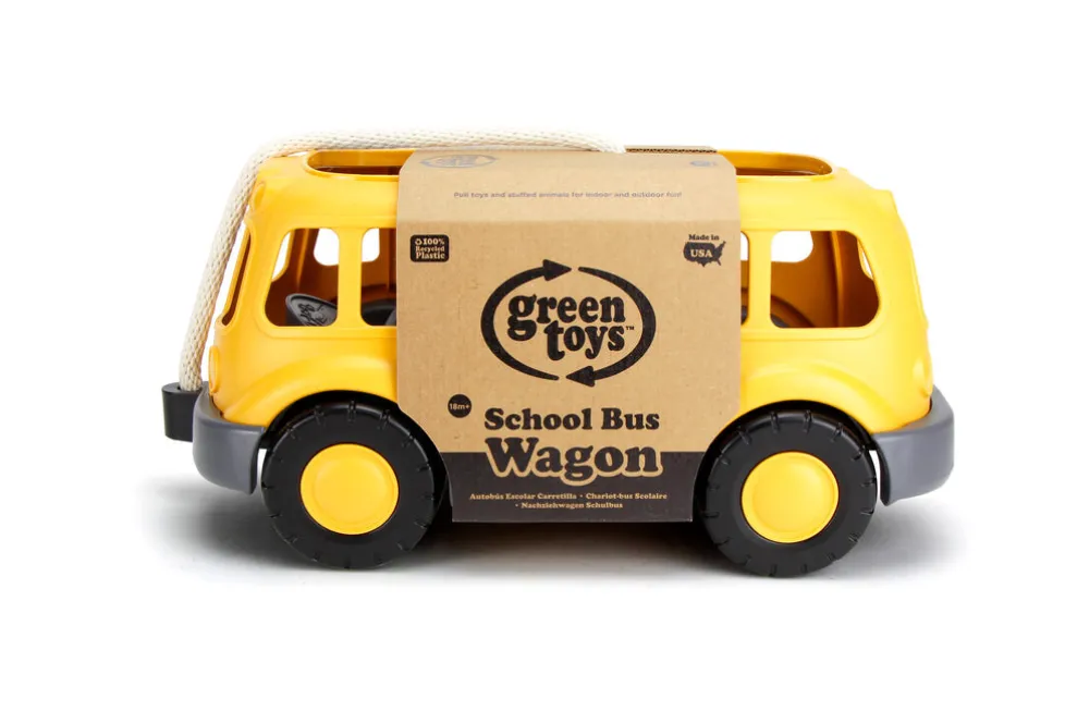Green Toys School Bus Wagon