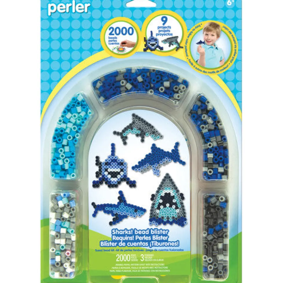 Perler Fused Bead Kit: Sharks