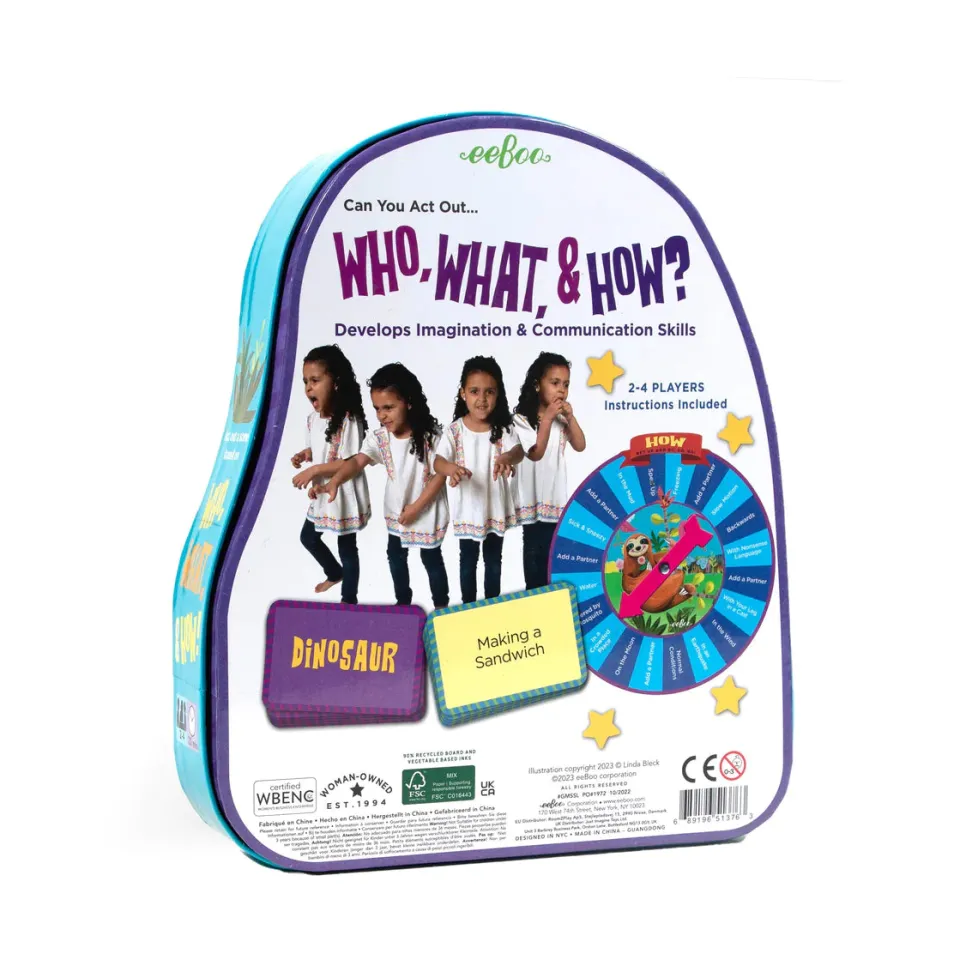 eeBoo Sloth in a Hurry: Improv Game