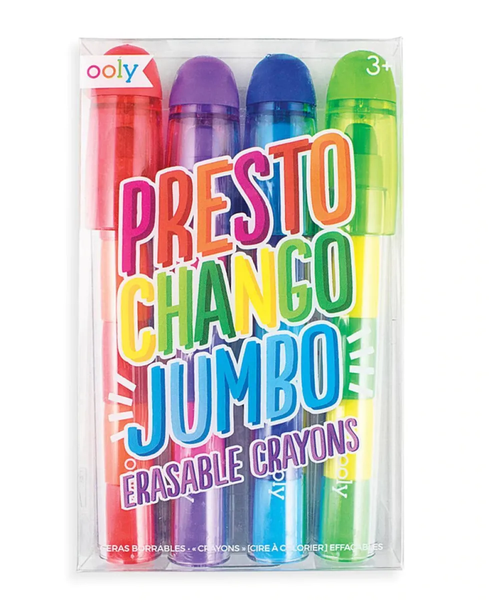 Ooly Presto Chango Jumbo Erasable Crayons