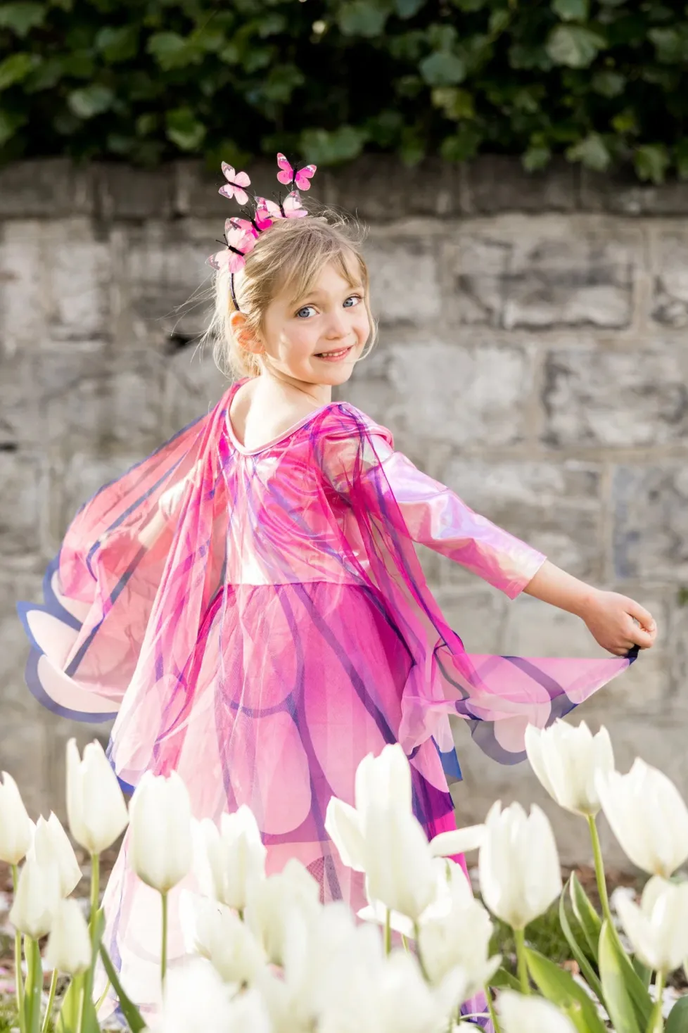 Great Pretenders Butterfly Twirl Dress with Wings 3/4