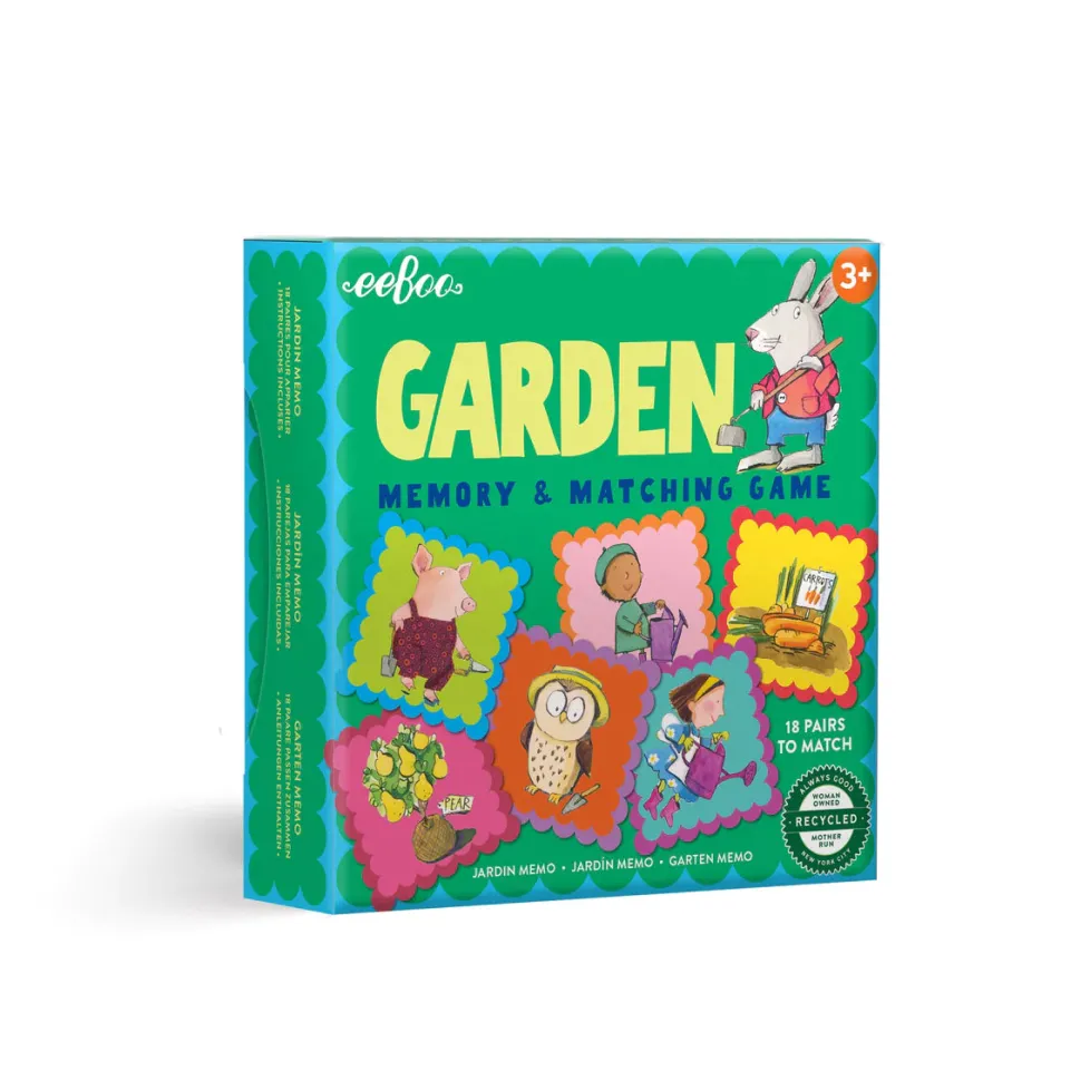 eeBoo Garden Little Square Memory Game