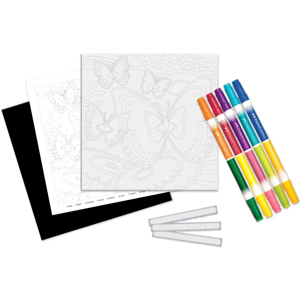Faber-Castell Color by Number Bloomin' Butterflies