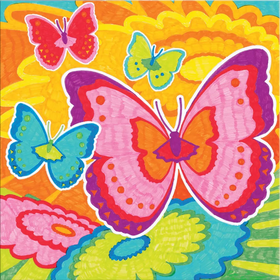 Faber-Castell Color by Number Bloomin' Butterflies