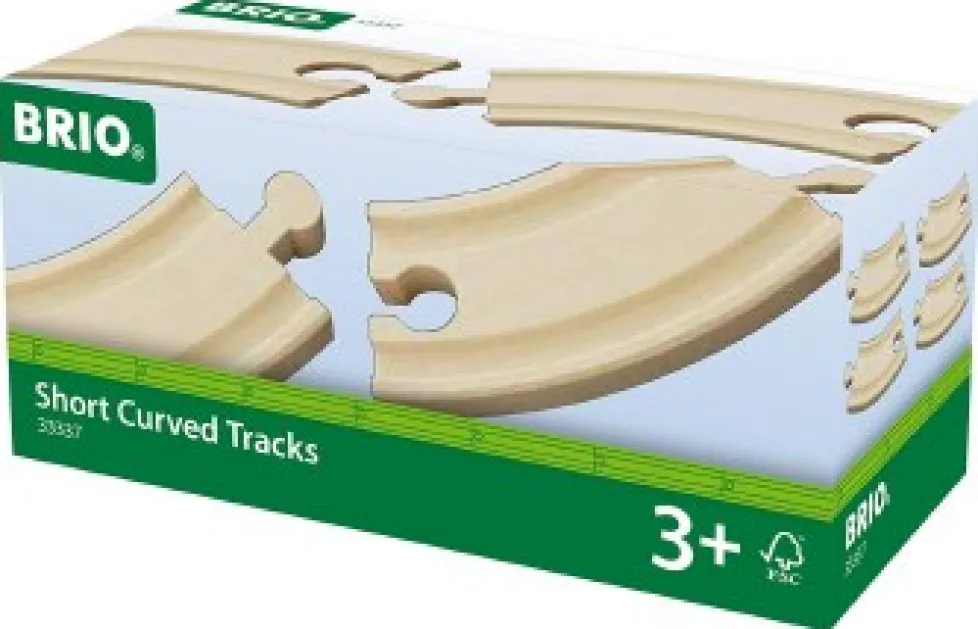 Brio Short Curved Track 33337