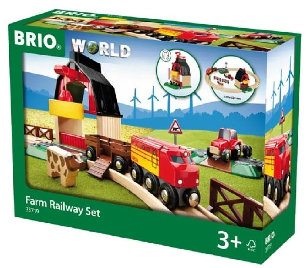 Brio Farm Railway Set 33719