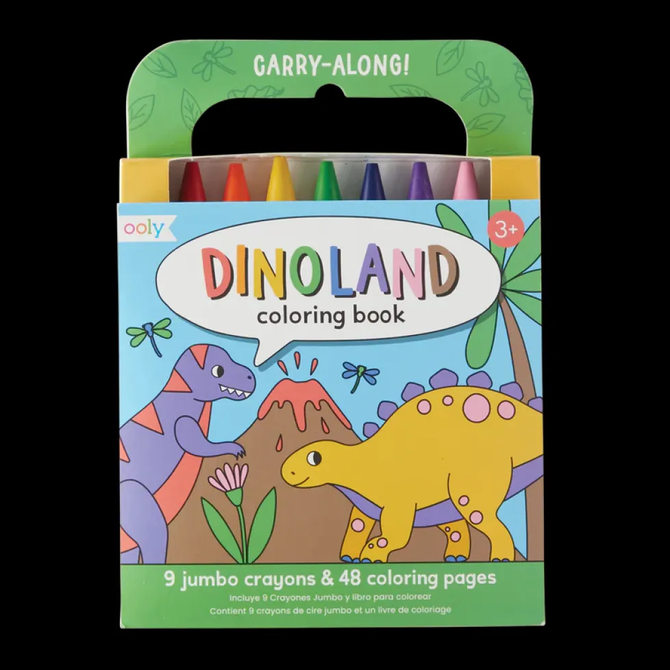 Ooly Carry-Along Coloring Book - Dinoland