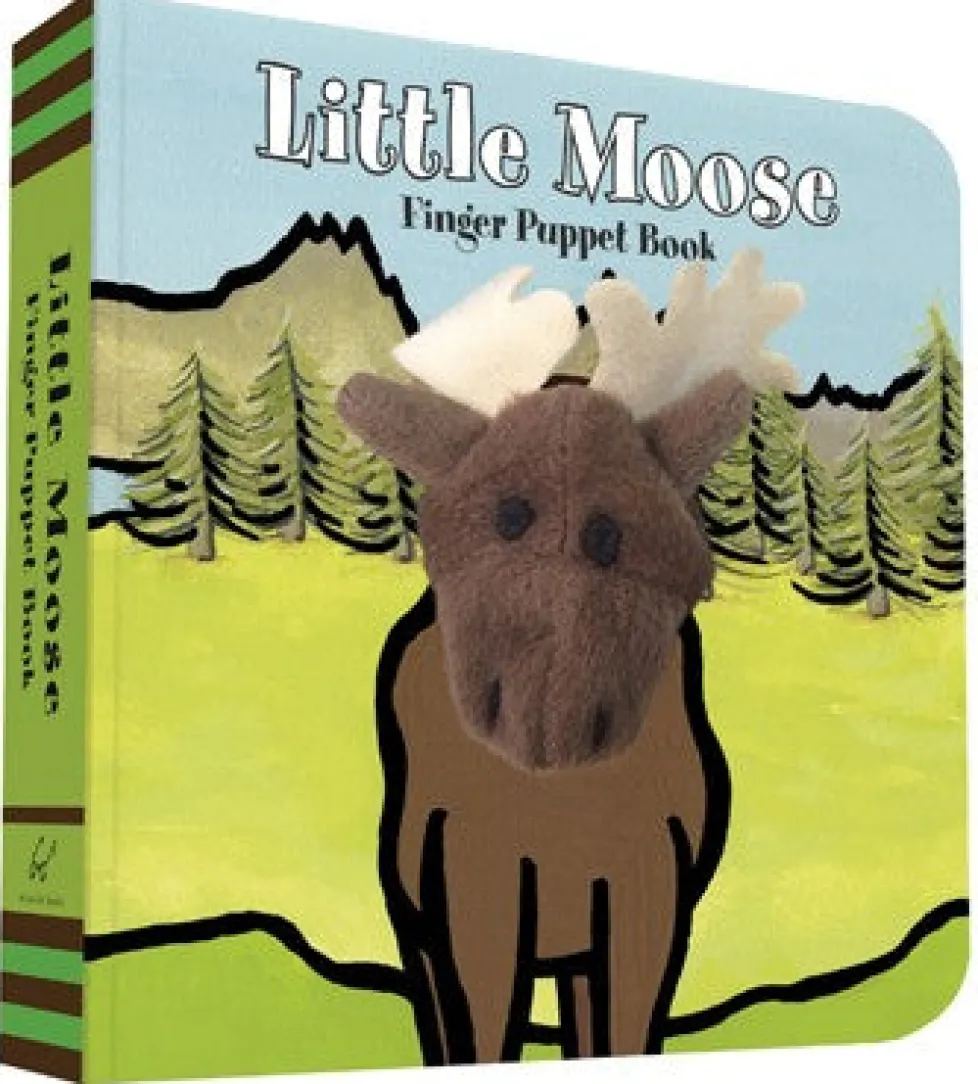 Little Moose Finger Puppet Board Book