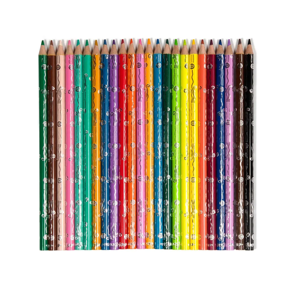 eeBoo Watercolor 24 Pencils: Seaside Garden