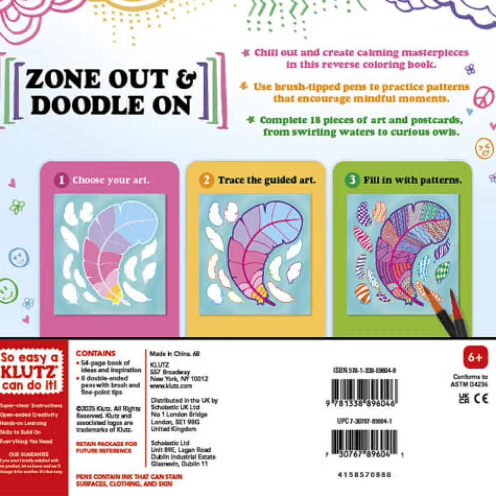 Klutz® Brush Doodle Pens