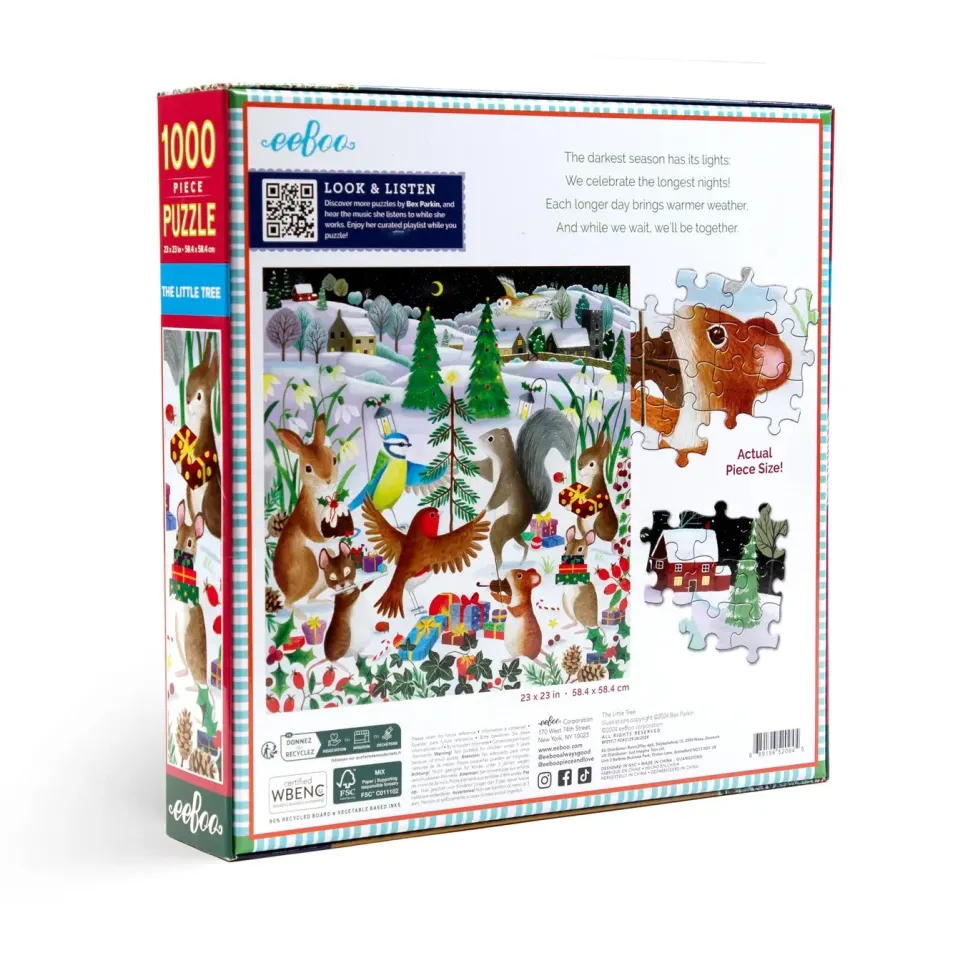 eeBoo 1000 Piece Puzzle The Little Tree