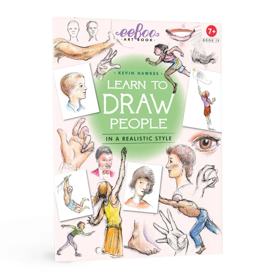eeBoo Learn to Draw People Art Book