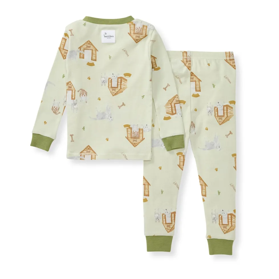 Burt's Bees Organic Two-Piece Pajamas Dog House