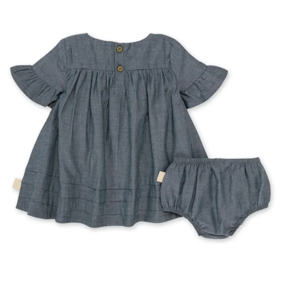 Burt's Bees Organic Baby Chambray Cotton Dress