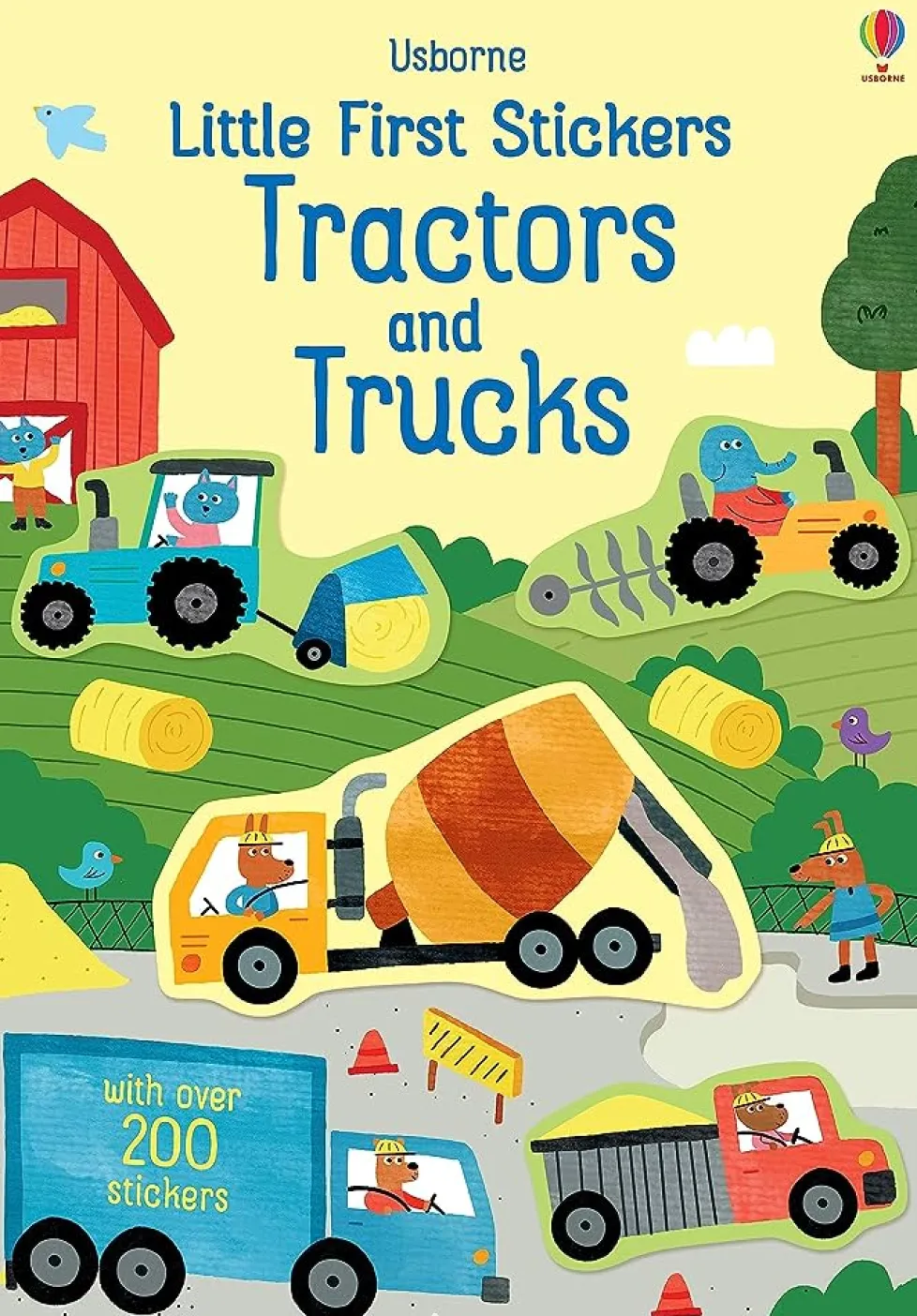 Usborne Little First Sticker Book: Tractors and Trucks