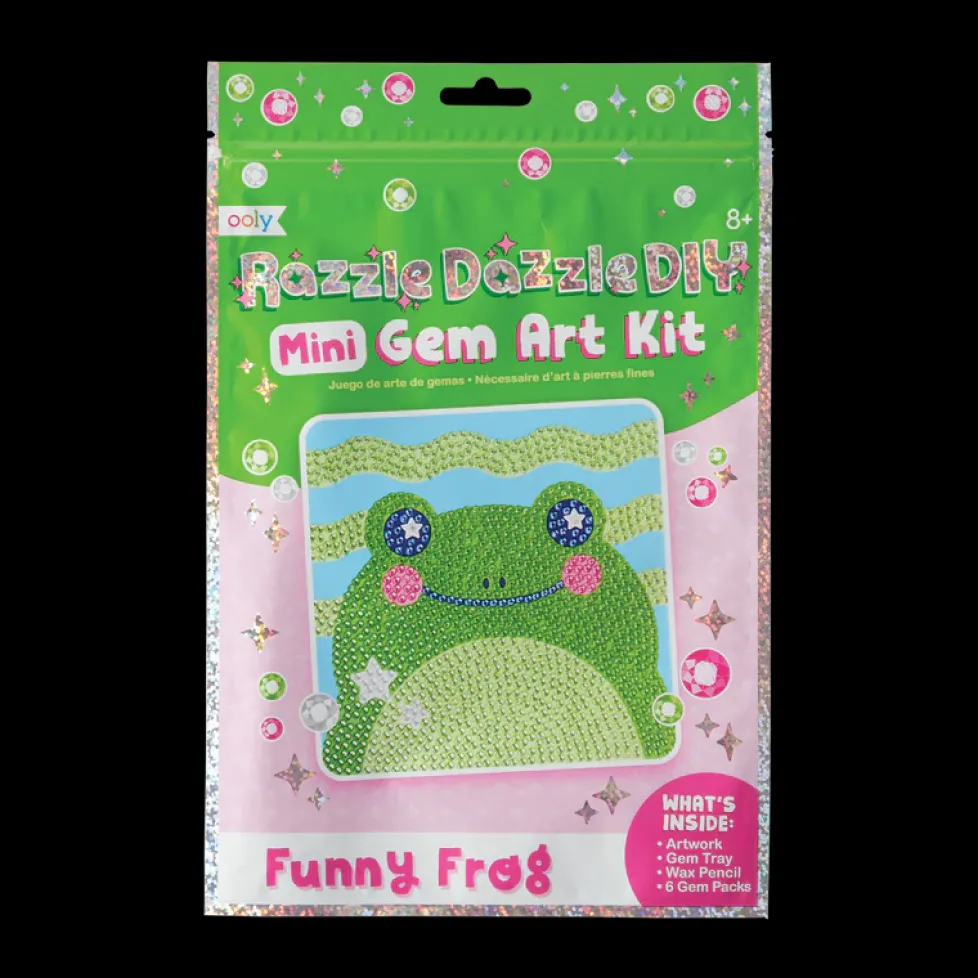 Ooly Razzle Dazzle DIY Gem Art Kit Funny Frog