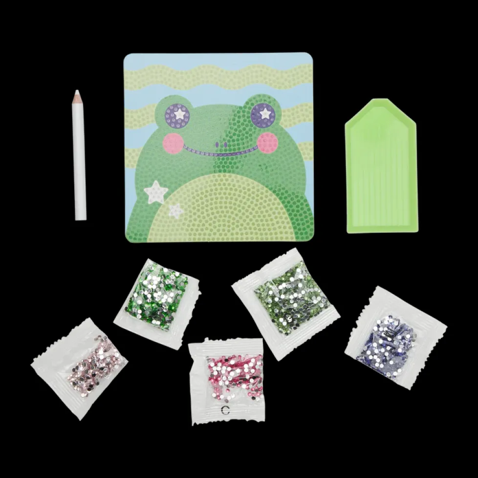 Ooly Razzle Dazzle DIY Gem Art Kit Funny Frog
