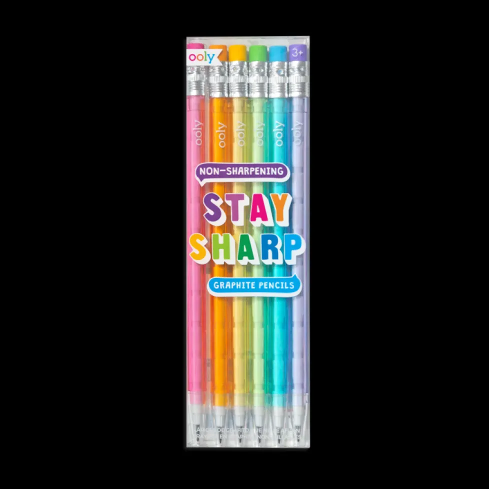 Ooly Stay Sharp Pencils - Rainbow