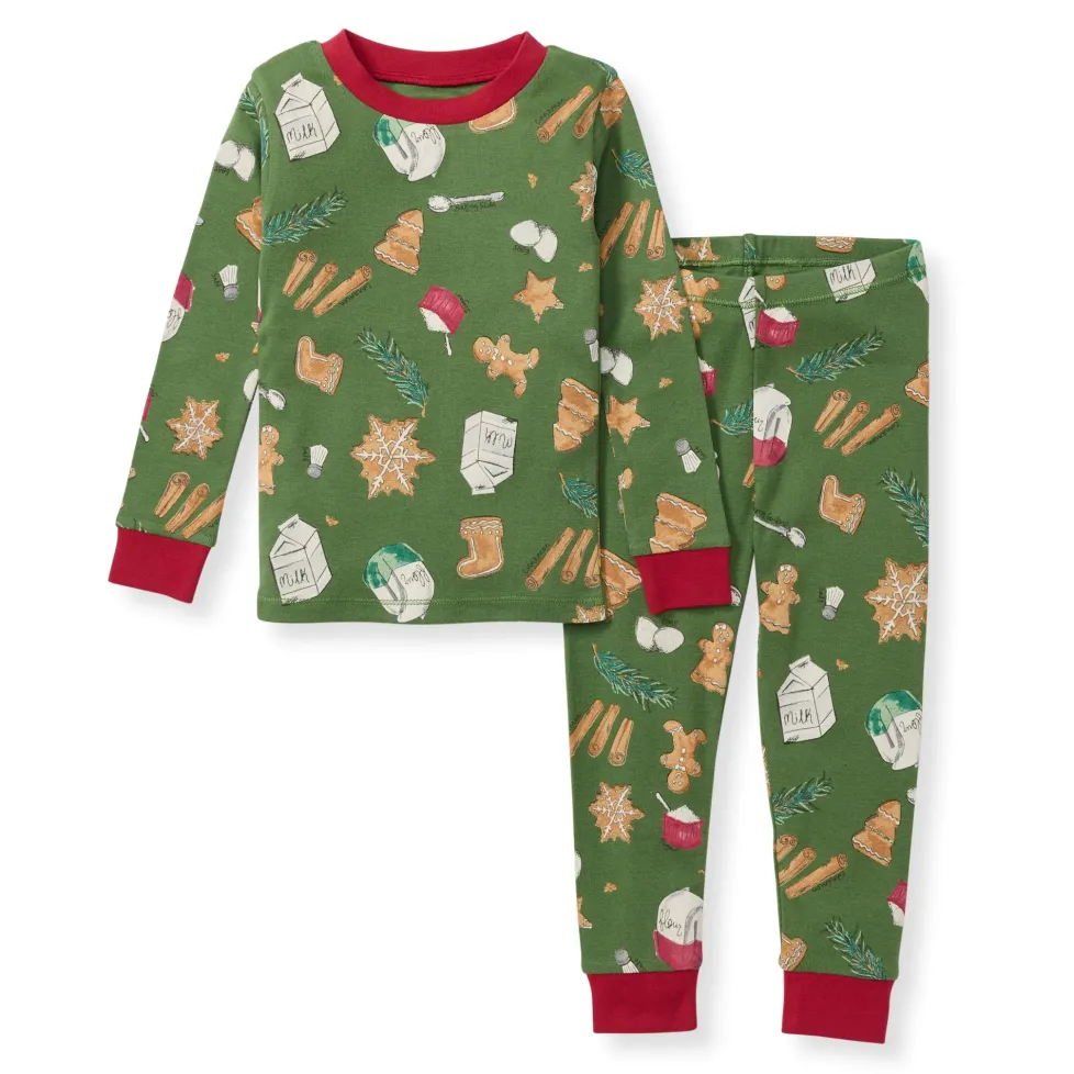 Burt's Bees Organic Two-Piece Pajamas Holiday Cookies