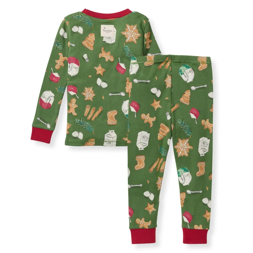 Burt's Bees Organic Two-Piece Pajamas Holiday Cookies