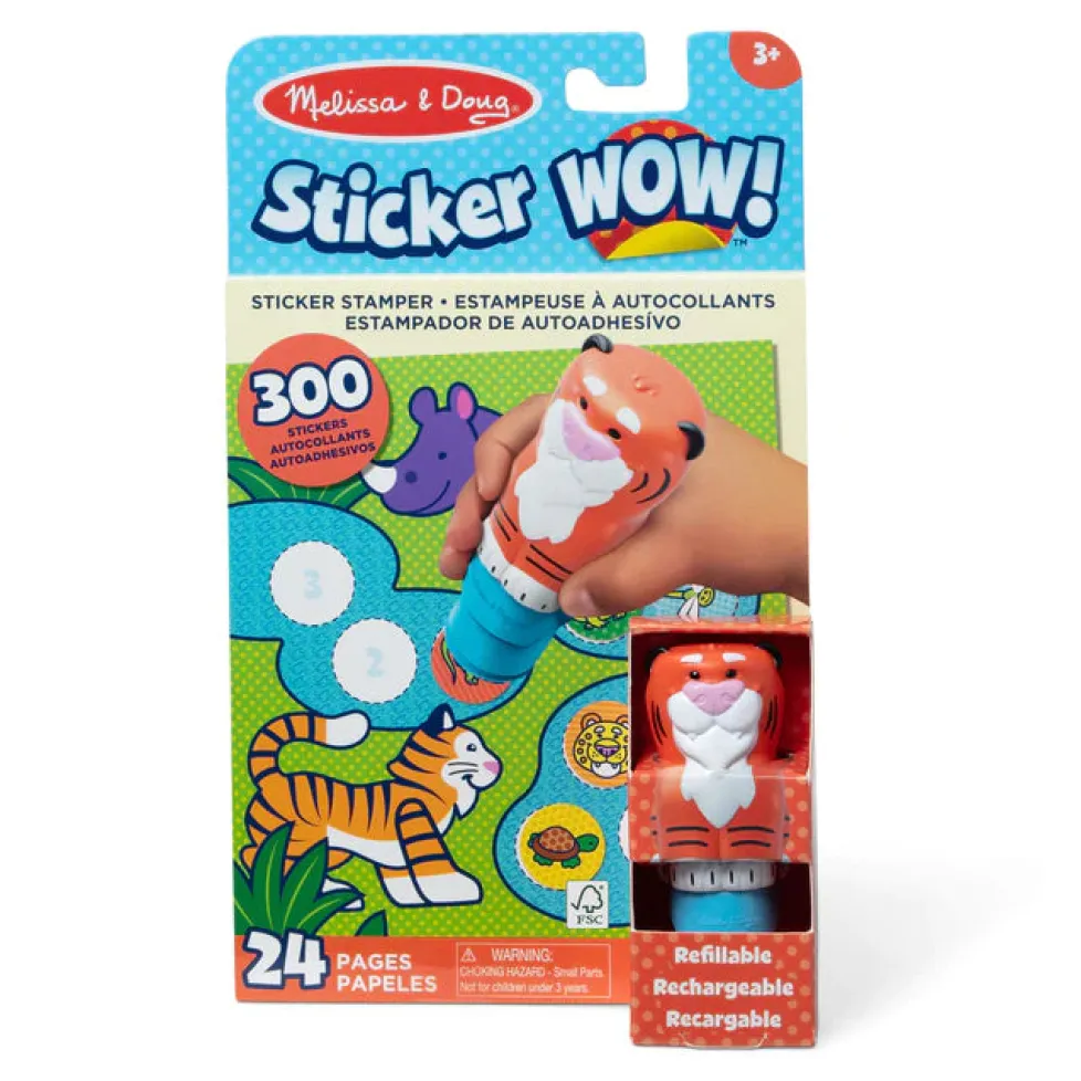 Melissa & Doug® Sticker WOW!® Activity Pad & Sticker Stamper - Tiger