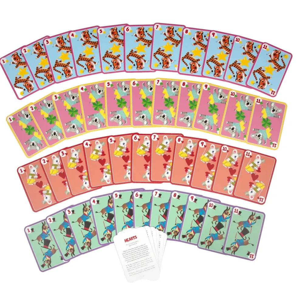 eeBoo Card Game Hearts