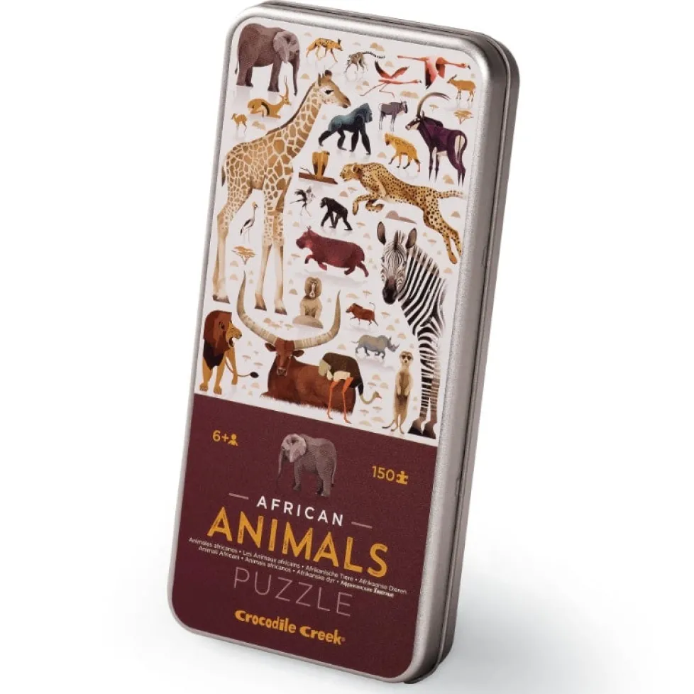 Crocodile Creek 150 piece Tin Puzzle Assortment