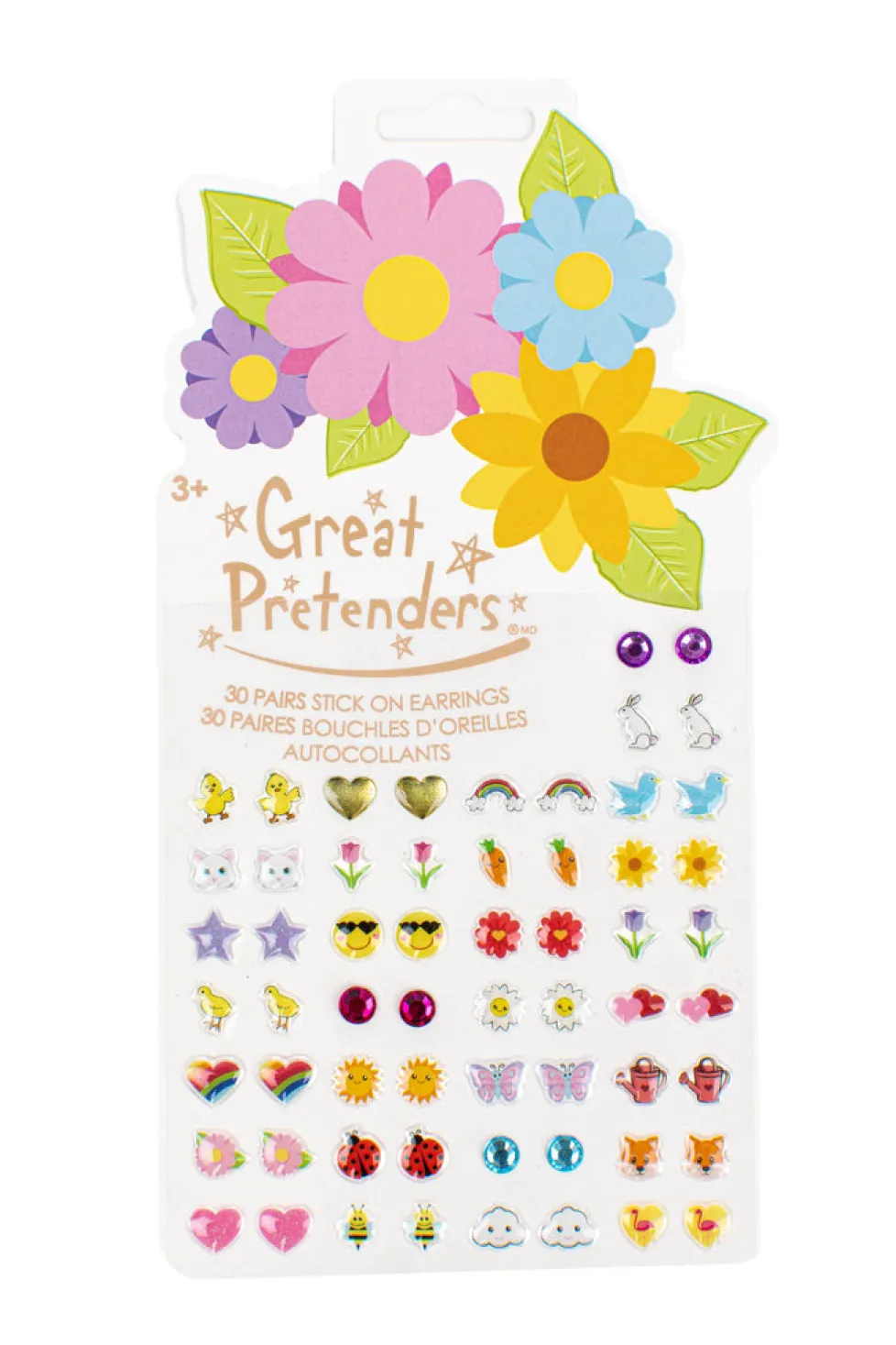 Great Pretenders Sticker Earrings: Spring Flower