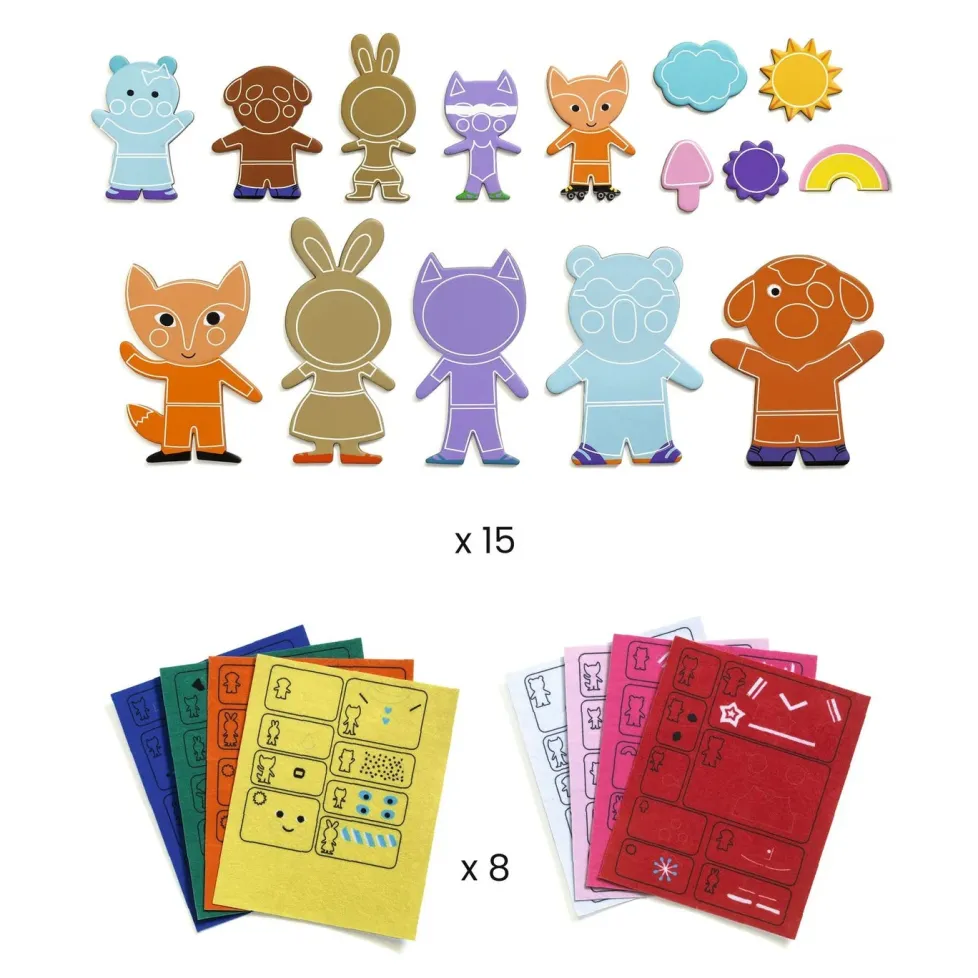 Djeco DIY Funky Family