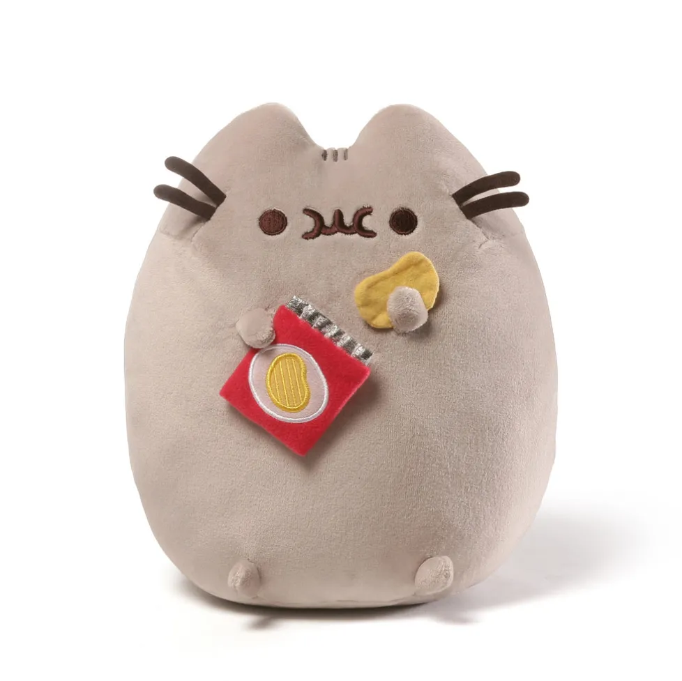 Pusheen with Chips 9.5"