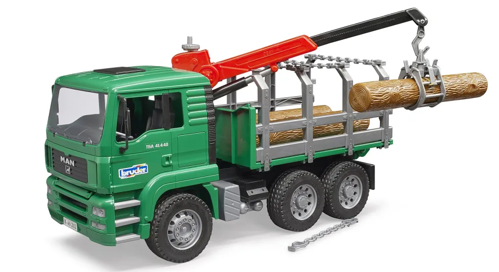 Bruder® MAN Timber Truck with Loading Crane