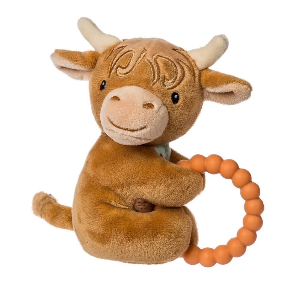 Mary Meyer® Teether Rattle: Hetty Highland Cow
