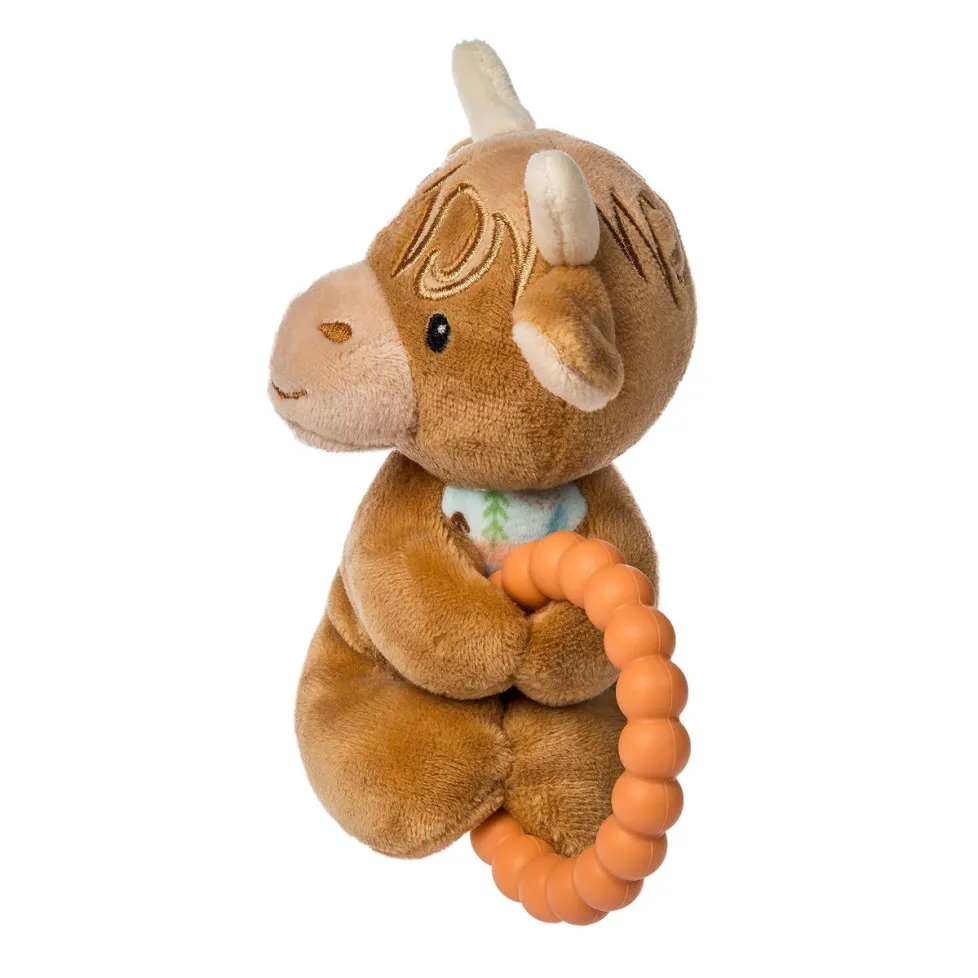 Mary Meyer® Teether Rattle: Hetty Highland Cow