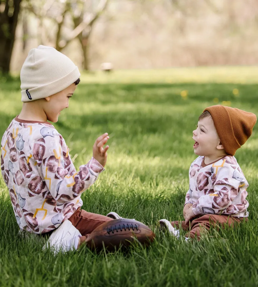 Burt's Bees Organic Baby Football Season Shirt and Pant Set