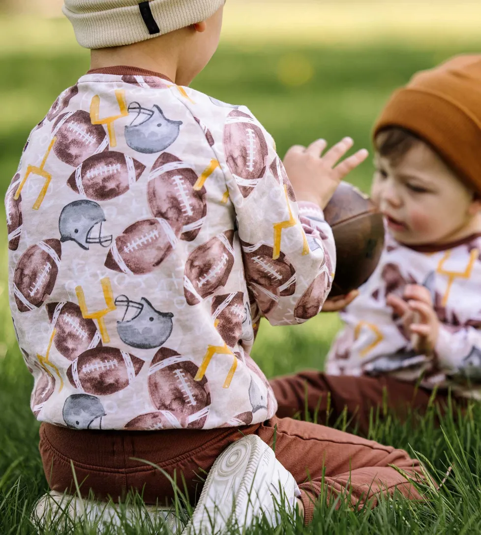 Burt's Bees Organic Baby Football Season Shirt and Pant Set