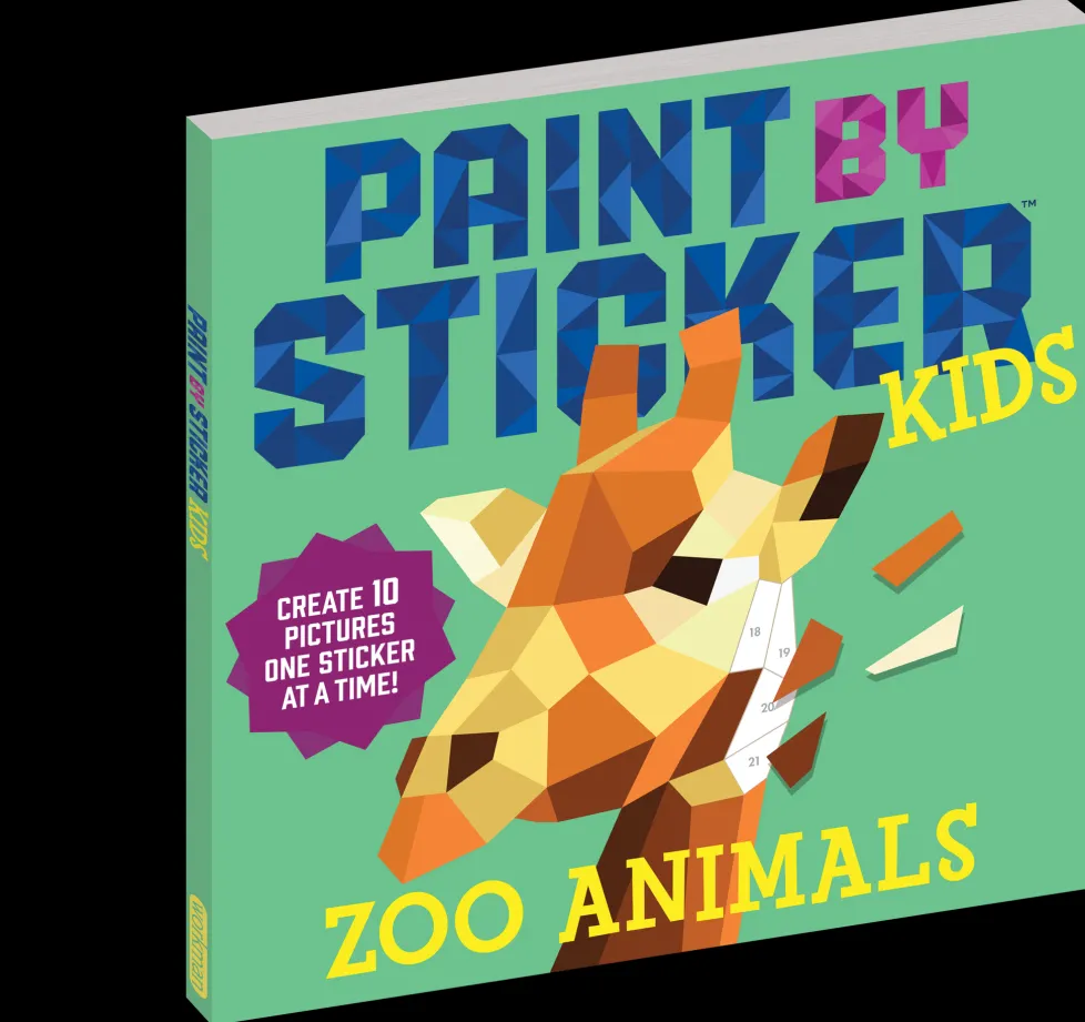 Paint by Sticker Kids: Zoo Animals