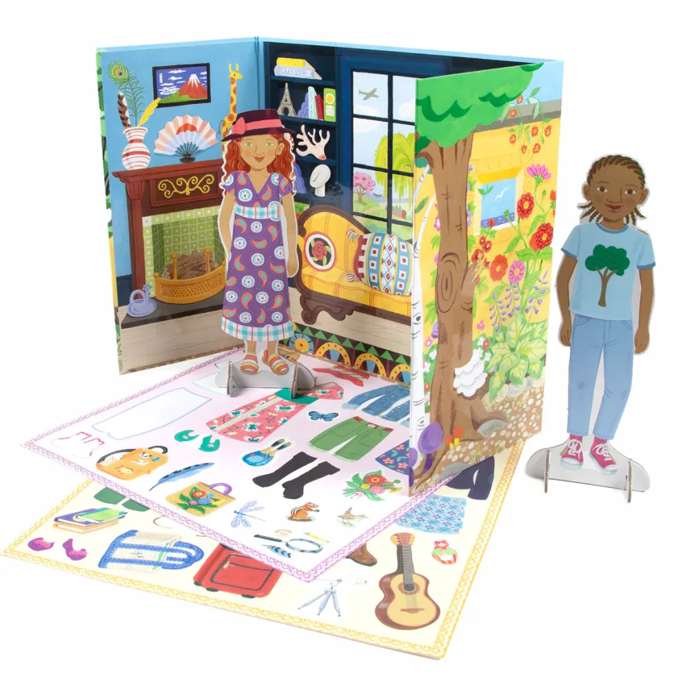 eeBoo Paper Dolls- Explorer and Botanist