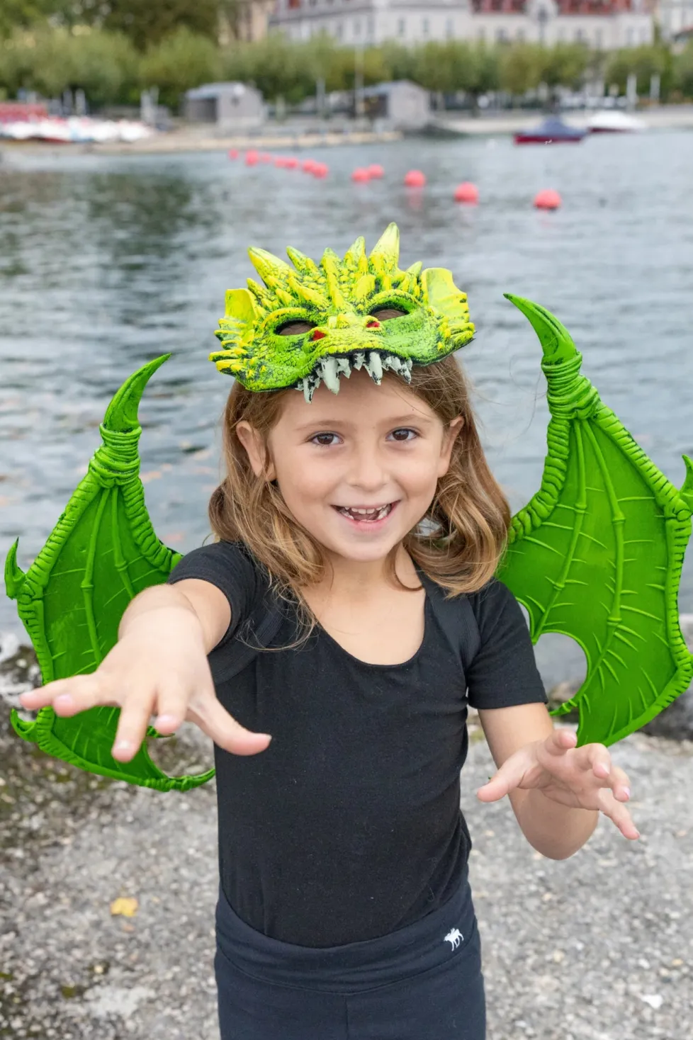 Great Pretenders Dragon Mask Green