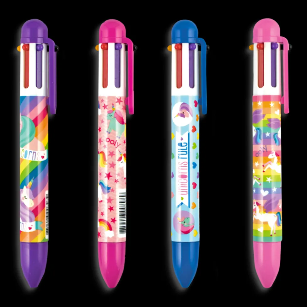 Ooly 6-Click Multi Color Pen Unique Unicorns