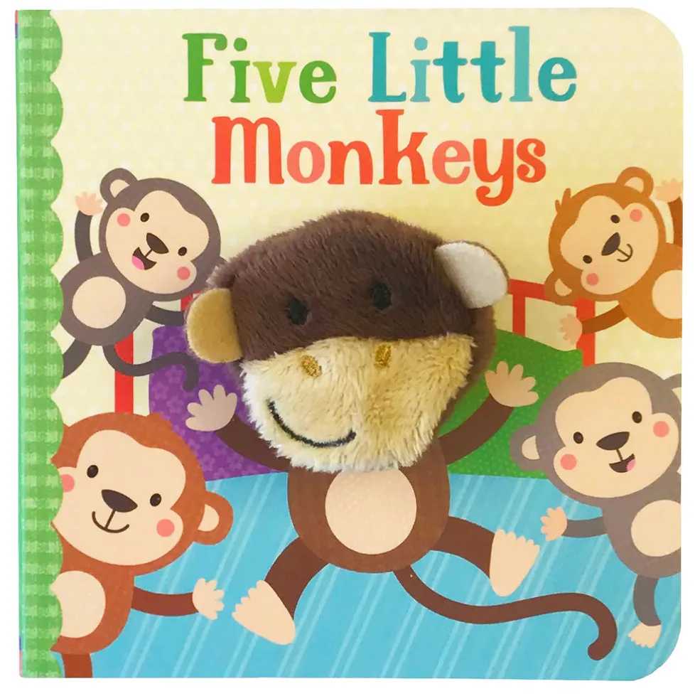 Finger Puppet Book: Five Little Monkeys
