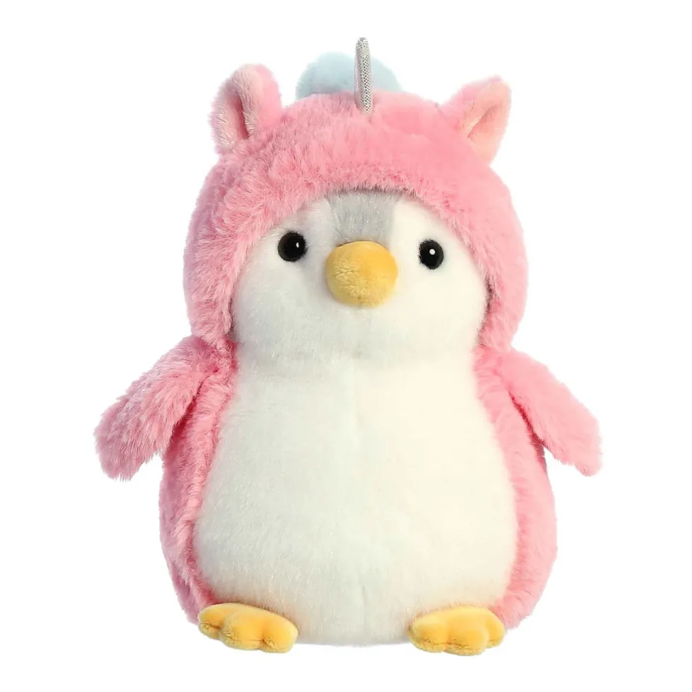 Aurora PomPom Penguin Unicorn 7"